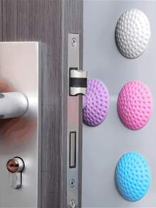3Pcs Door Bumper Protector - Suitable For Doors, Cabinet Doors, Refrigerator Doors, Toilet Seats, Provides Impact Protection To Prevent Dents And Scratches, Ideal For Noise Reduction And Protection Of Door Walls At Home
