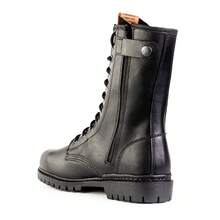 Botas De Trabajo Rudo Altas Tácticas Policiales Agujetas - Negro - Ver 7