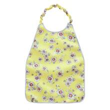 1pc Adult Bib - Elderly Meal Bib With Foldable Pocket Design, Prevent Falling Crumbs And Protect Clothing, Suitable For Dining, Elegant For Men & Women