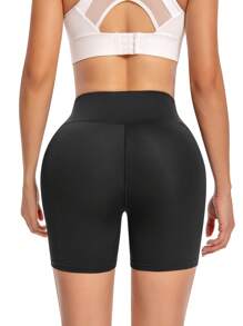 Women's Outdoor Cycling Yoga Leggings, High Waist Casual Shorts For Summer, Workout Skinny Pants With Pockets