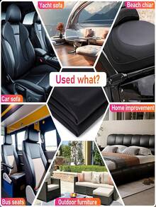 1 件弹性仿羊皮 PU 皮革，细皱仿皮材料，毛绒背衬人造皮革防水 DIY 面料