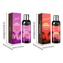 Hllozzi 2.7fl.Oz/80ml Watermelon Tanning Gel & 2.7fl.Oz/80ml Peach Tanning Gel, Moisturizing And Hydrating, Sunless Self-Tanning Product, Can Be Used Indoors And Outdoors, Fast-Acting And Long-Lasting, Reveals Natural Skin Beauty - Multicolor - View 3