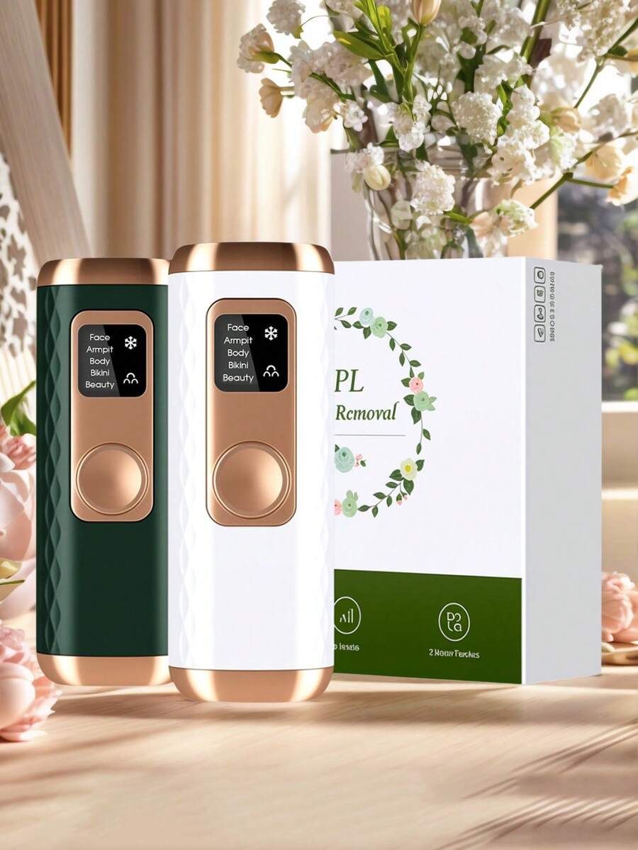 zs 1pc 999,990 Flashes 5 Levels IPL Laser Hair Removal Devices For Women Permanent Bikinis Armpits Legs Body Manual And Auto Modes Body Painless Hair Removal Epilator Home Use - 查看 1
