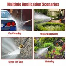 High Pressure Car Washer Machine, High Pressure Cleaner Car, Adjustable Water Type, Self-Priming Design, 240W High Power, For Car Detailing, Fence, Floor Cleaning & Watering