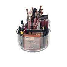 360 Rotating Makeup Organizer Spinning Cosmetic Display Cases With 5 Compartment - 1 - View 8