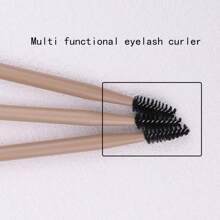 3pcs/Set Eyelash And Eyebrow Grooming Brush, White & Black Dual-Ended Flexible Multifunctional Makeup Brushes
