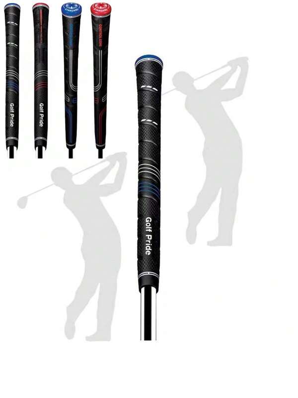 1 Stück/2 Stücke neuer Golfschläger Gummi beschichteter Mehrfarben Eisen/Holz Griff, Standard Mittel Golf Griff, PET Material Schwungtrainer