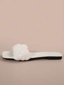 Flat Slippers For Women, New Summer Shoes, High-End Feeling, Beach, Strap Sandals