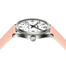 BIDEN 1pc Fashionable Women's/Men's Watch, Neutral Casual Quartz Watch, 30M Waterproof, Female Nurse/Doctor/Medical Special Time, Night Light Easy To Read Dial Watch+Free Box - Pink - View 5