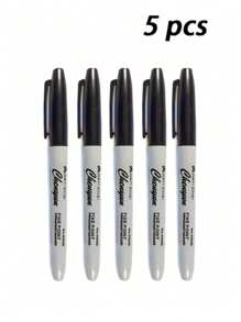Professional Fine Tip Markers Set - Watercolor & Chalk Effect Pens | Perfect For Art Drawing, Calligraphy, Journaling & Note-Taking | With White Pen Holder | Includes Waterproof Markers, Multicolor Highlighters & Fluorescent Pens For Fine Art Projects