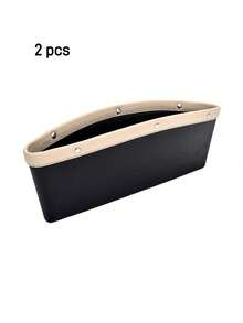 1/2 szt. wypełniacz szczelin samochodowych, syntetyczna skórzana torba do przechowywania fotela samochodowego, kieszeń szczelinowa, pudełko do przechowywania fotela samochodowego do przechowywania telefonów komórkowych, okularów przeciwsłonecznych, kluczy, praktyczne akcesoria samochodowe, przechowywanie i organizacja w garażu, regulowana torba do przechowywania, pudełko do przechowywania szczelin przedniego fotela samochodowego - Wielokolorowe - Zobacz 18