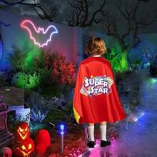 1 Set Superstar Cloak Children's Festival Party Superhero Costumes Superhero Costumes,Superhero Capes With Mask Birthday Gifts Superhero Capes Capes For Kids Unisex Super Star Capes - Superstar - View 13