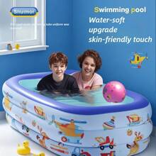 Piscina inflable familiar para niños, piscina grande para familia para uso al aire libre, piscina de natación de PVC reforzado