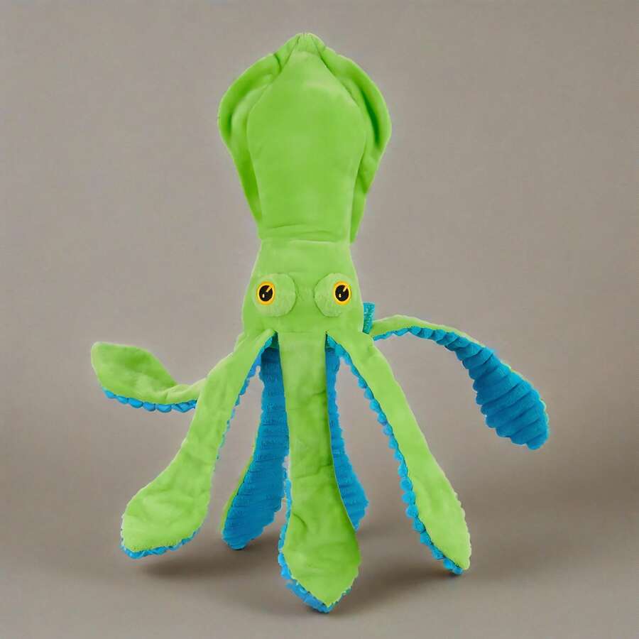 Billy The Squid Dog Toy - Green - Green - View 1