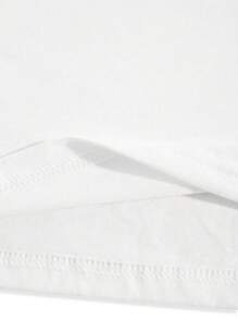 Camiseta casual de mujer con estampado de lazo rosa - Corte suelto, manga corta, cuello redondo, adecuada para primavera y verano