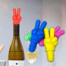 Silicone Bottle Caps, Beer Sauce Oil Beverage Bottle Lids, Silicone Airtight Sealing Caps, Silicone Fresh Bottle Stoppers - Multicolor - View 3