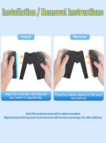 Compatible Switch 2 Game Controller Grip, New 2025 Model Game Console Accessories, Compatible With Switch NS2 Controller Charging Grip, Joycon 2 Magnetic Charging Dock, NS Second Generation With Shell Charging Grip, Switch/OLED Controller Stand