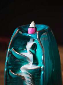 300个100%纯天然手工制作的倒流香锥，包含瀑布香型，玫瑰、郁金香、茉莉、薰衣草等多种香味，适用于倒流香炉 | 冥想瑜伽礼品