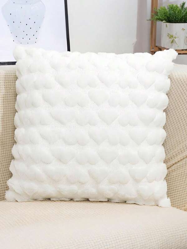 Plush Throw Pillows For Autumn And Winter, Sofa Cushions For The Living Room, Heart - Shaped Cushions, Pillow Covers