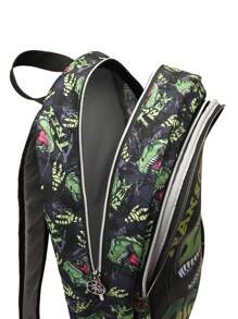 3 PiecesLightweight Printed Backpack Set, Cute Middle/High School Student Bookbag, Suitable For School Usage And Leisure Travel