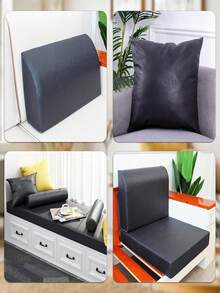 1 件弹性仿羊皮 PU 皮革，细皱仿皮材料，毛绒背衬人造皮革防水 DIY 面料