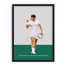 1pc/3PCS Wall Arts Posters Optional Frame Pop Quotes - Unrecited Art, Novak Djokovic Posters, Tennis - Multicolor - View 12