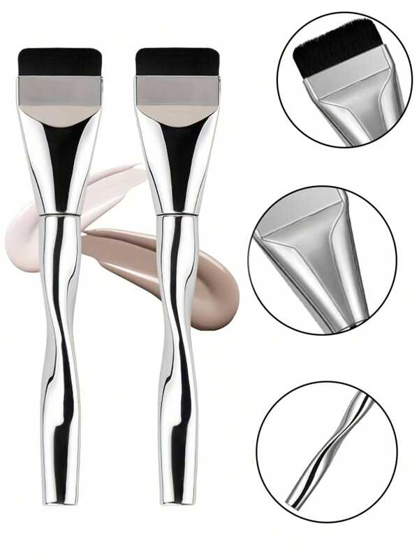 One Piece Soft Lightweight Foundation Brush, Seamless Coverage, No Powder Needed