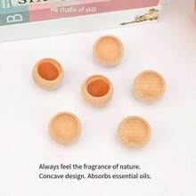 1PC/香薰精油扩香器迷你不倒翁小圆蛋摆件创意便携扩香器车载香球扩香器夏季必备持久留香精油花露水家用驱蚊持久挥发木质驱蚊方便小巧适用于车内卧室浴室卫生间浴室梳妆台客厅办公室香薰小摆件