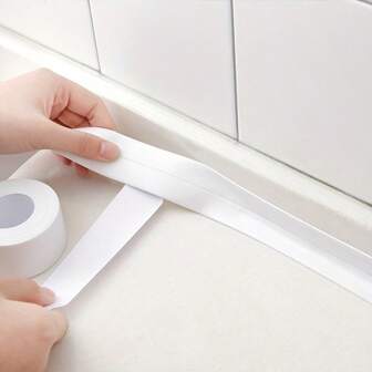 Use This Self-Adhesive White PVC Shower Sink Bathtub Waterproof Seal Tape To Make Your Bathroom Water-Resistant!