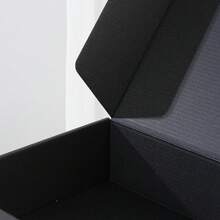 10pcs/Set Black Corrugated Paper Boxes, High-Quality Postal Shipping Boxes, Express Packaging Boxes, Packing Materials, Airplane Boxes, Gift Boxes, Corrugated Cartons, Express Boxes