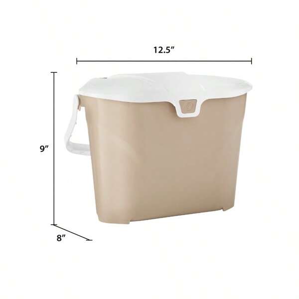 Step N Sort Scrap Saver. 1.8 Gallon Easy Clean Odor Reducing Kitchen Compost Caddy