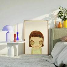 1 pieza Póster clásico vintage de las muñecas sonámbulas de Yoshitomo Nara, impresión artística para decoración de habitación, con opción de marco