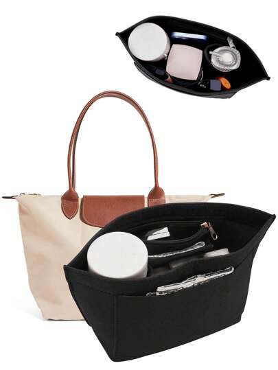 Organizer do torebki Wkładany organizer do torebki Filcowy organizer do torebki Tote Organizer do torebki 3 rozmiary Powrót do przyborów szkolnych