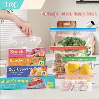 1 pièce Sac de fraîcheur réutilisable Sac de stockage réfrigéré pour légumes, fruits, céréales. Sac scellé pour aliments de tailles multiples. Sac de conservation des aliments frais au réfrigérateur