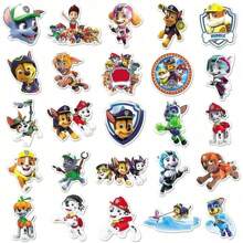 Paw Patrol 50PCS Cute Paw Patrol Anime Cartoon Stickers Toys Gifts DIY Suitcase Laptop Motorcycle Fridge Suitcase Car Kawaii Sticker Decals For Kid