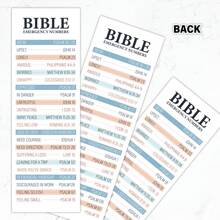 Granrouto 69 Stück Bibellesezeichen, Bibel-Lesefortschritts-Lesezeichen, Bibel-Lesezeichen im Großverkauf, Bibelnotfall-Nummern-Lesezeichen, Inspirierende christliche Lesezeichen, religiöse Geschenke für Frauen und Männer für Bibelstudium, Schulmaterial, Rückkehr zur Schule