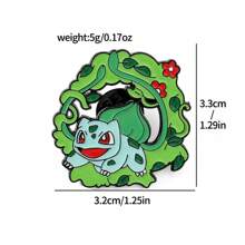pokemon 1 Stück Pokemon Pikachu Charizard witzige Cartoon kreative Brosche Metall Abzeichen Kleidung Accessoire Tasche Accessoire, geeignet für den täglichen Gebrauch und als Geschenk für Freunde.