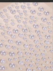 3sheet/975pcs Pearl Stickers DIY Home Decoration - Self-Adhesive Flat Back Pearls For Nails, Phones, And More Valentine's Day
