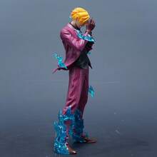 ONE PIECE 1 件 24 厘米/9.45 英寸海贼王动漫人物 GK 山治可动人偶/索隆公仔房间装饰 PVC 成人收藏模型玩偶玩具圣诞节万圣节礼物 - 彩色 - 查看 6