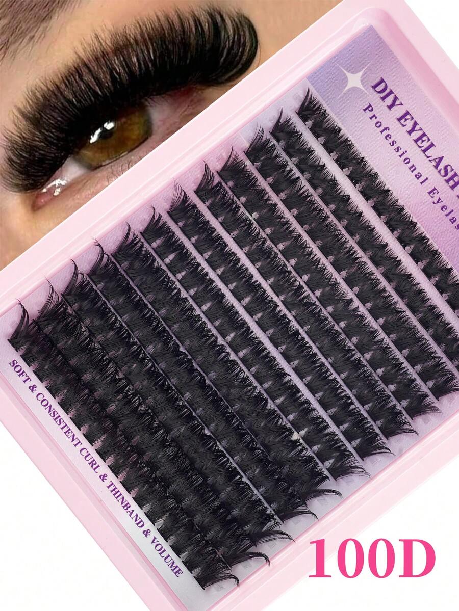 240 簇 D/C 卷曲自然浓密卷曲热熔单根睫毛延长 8-16 毫米 0.07 毫米 C/D 超轻包装 12 排防水仿貂毛单簇 3D 贴合眼睛持久 DIY 手工睫毛延长适合淡妆、浓妆和日常场合，便于日常使用或外出使用 睫毛簇、睫毛簇、单根睫毛、睫毛、假睫毛
