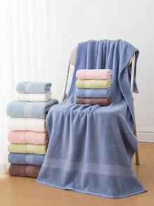1 Stück Handtuch/Badetuch & 2 Stück Set (Badetuch + Handtuch), Ingwer-Schleifen-Design, dick, saugfähig, weich, hautfreundlich Gesichtswaschhandtuch, Duschkörperhandtuch, Badezimmer Accessoires Rückkehr zur Schule für Schönheitssalon Zuhause Badezimmer