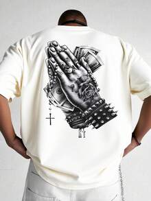 LOGEQI Men T-Shirts - Apricot - View 2