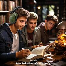 Orejeras contra Ruido, Protector Auditivo NRR 28 dB Cancelación de Ruidos Profesional Earmuff para Protección del Oído en Campo de Disparo Temporada de Caza y Lugar Ruidoso -Negro - Verde militar - Ver 6