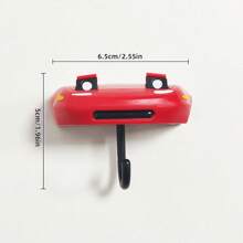 1PC/2pcs Ride Car Open Headlights Key Holder Punch-Free Bedroom Wall Hook Decoration Birthday Gift For Boys