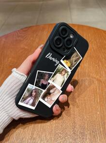 1 Stück anpassbare magnetische matte SilikonHandyhülle, unregelmäßig angeordnetes angepasstes Foto, hochauflösender UV-Druck, geeignet zum Anfeuern, für Mußestunden, Kameraschutz Handyhülle für 16 Pro Max/16 Pro/15 Pro Max/14 Pro Max/13 Pro Max/A12/A13/A14/A15/A52/A54/A55/13C, OPPO A15/OPPO A17, Honor X6A/X7B/X8B/X6, S23 Ultra/S24 Ultra/A52S, VIVO, OPPO, SAM, Redmi, geeignet als Geschenk und für den täglichen Gebrauch