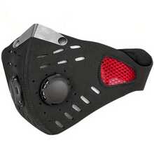 1 szt. Nowa maska rowerowa Maski sportowe z odpinanymi filtrami Motocyklowe oddychające maski na twarz Półmaska z filtrem Maska motocyklowa Ochrona przeciwpyłowa Nadaje się do jazdy na rowerze, biegania i chodzenia