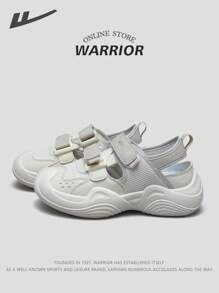 WARRIOR Nuevas sandalias deportivas de mujer serie Warrior 2025, zapatos de agua, diseño de correa y de baja altura, rosa, empeine de malla, suela gruesa y suave, adecuado para correr al aire libre en verano, actividades en la playa, refrescante y cómodo