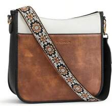 Bolsos cruzados para mujer BOSTANTEN de piel vegana, bolsos de hombro tipo hobo con correa de hombro ancha
