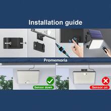 Đèn LED năng lượng mặt trời cảm biến chuyển động 400 bóng, dây cáp dài 4,9 mét, tự động sáng từ hoàng hôn đến bình minh, lý tưởng cho hiên nhà, sân vườn, nhà kho, tường ngoài trời, món quà hoàn hảo cho Giáng sinh, Ngày của Cha, Ngày của Bạn trai, cũng rất tuyệt vời để chiếu sáng lối đi, khu vườn và sân thượng. - Ánh sáng trắng - Xem 11