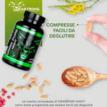 Vitastrong Drainpure Night Vegan Strong Draining Supplement – Leg And Body Draining Supplement With Bromelain, Red Grape, Sweet Clover, Quercetin, Eliminates Toxins And Liquids - 其他 - 查看 2
